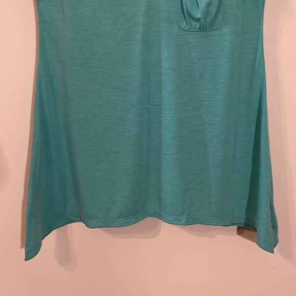 2/$12 DKNY Jeans Aqua Trapeze Hem T-Shirt Size Small - Picture 8 of 15